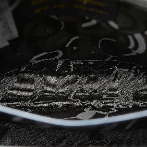 サルヴァトーレフェラガモ ガンチーニ   AF-21 8657 ダークネイビー レザー ハンドバッグ ショルダーバッグ 2way レディース Salvatore Ferragamo 【中古】