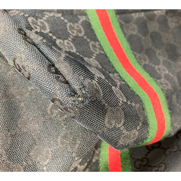 グッチ シェリー 139260 ブラック キャンバス トートバッグ レディース GUCCI 【中古】