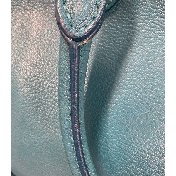 マークジェイコブス ダークグリーン レザー ハンドバッグ ショルダーバッグ2way レディース MARC JACOBS 【中古】