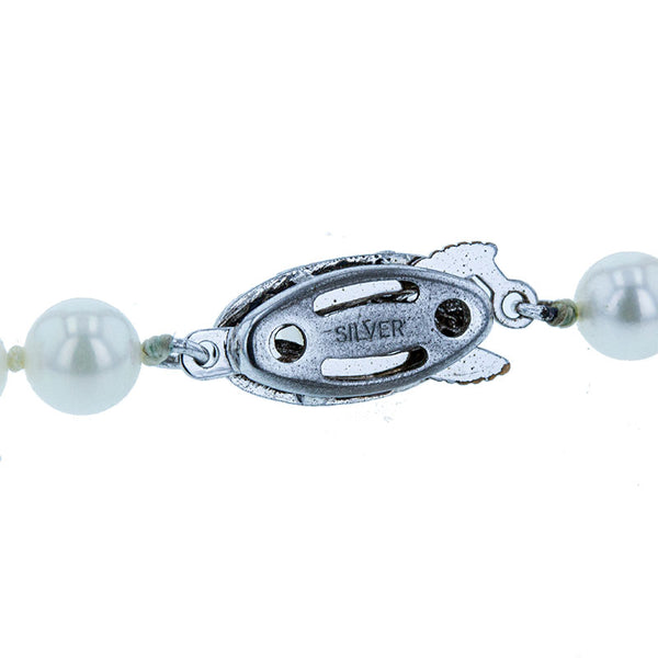 メタル アコヤパール6～6.5mm ネックレス レディース 【中古】