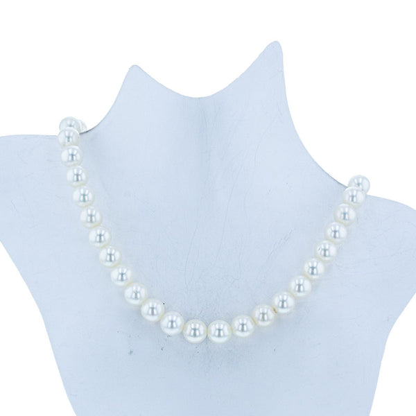 メタル アコヤパール6～6.5mm ネックレス レディース 【中古】