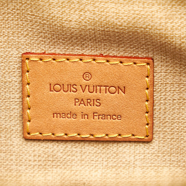 ルイ ヴィトン モノグラム トゥルーヴィル M42228 ブラウン レザー PVC ハンドバッグ レディース LOUIS VUITTON 【中古】