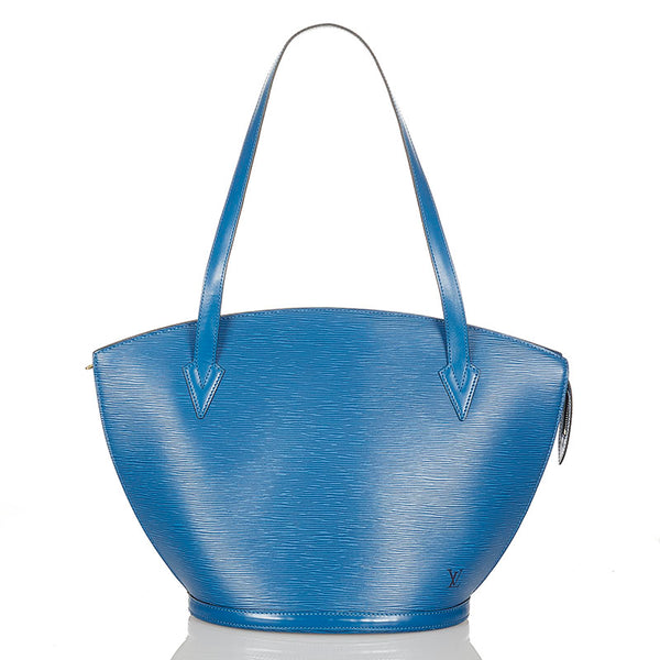 ルイ ヴィトン エピ サンジャック　 M52265  ブルー レザー 肩掛け ショルダーバッグ レディース LOUIS VUITTON 【中古】