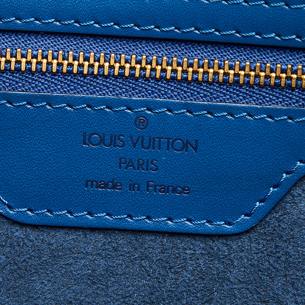 ルイ ヴィトン エピ サンジャック　 M52265  ブルー レザー 肩掛け ショルダーバッグ レディース LOUIS VUITTON 【中古】