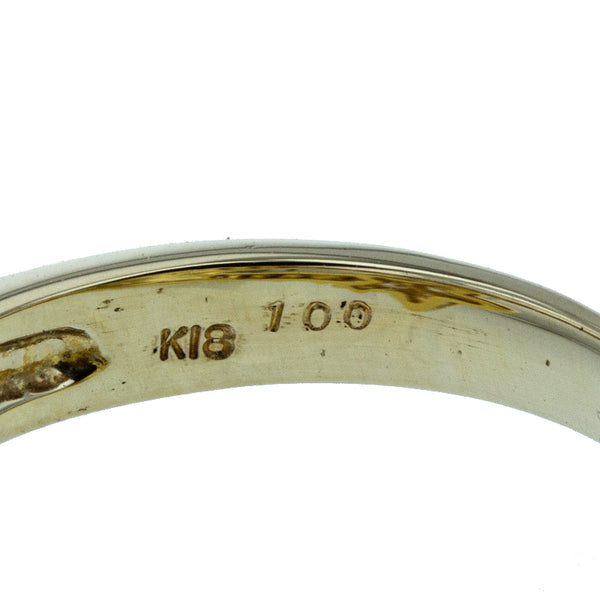 K18YG イエローゴールド ダイヤ1.00ct スターモチーフ リング 指輪 レディース 10号 【中古】