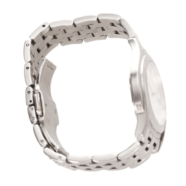 グッチ 5500M シルバー ステンレススチール 腕時計 メンズ GUCCI クオーツ ホワイト文字盤 【中古】