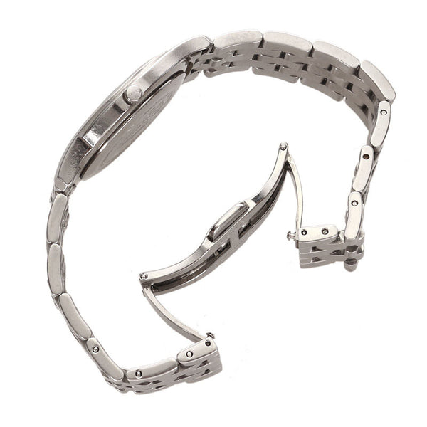 グッチ 5500M シルバー ステンレススチール 腕時計 メンズ GUCCI クオーツ ホワイト文字盤 【中古】