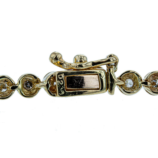 K18YG イエローゴールド ダイヤ2.00ct ネックレス レディース 【中古】