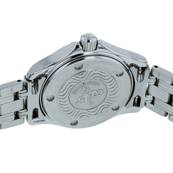 オメガ シーマスター 腕時計 2501.20 クオーツ ホワイト文字盤 ステンレススチール メッキ レディース OMEGA 【中古】