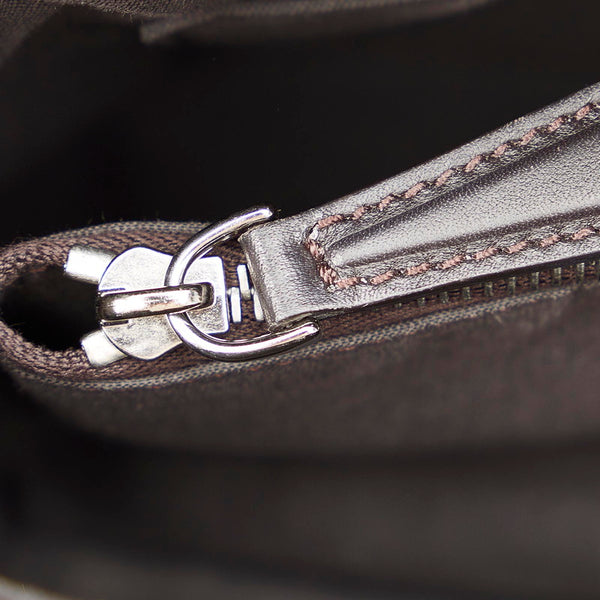 フェンディ バイザウェイ ミディアム 8BL146 5QJ ライトグレー レザー ハンドバッグ ショルダーバッグ 2way レディース FENDI 【中古】