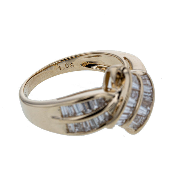 K18YG イエローゴールド ダイヤ1.08ct リング 指輪 レディース 11.5号 【中古】