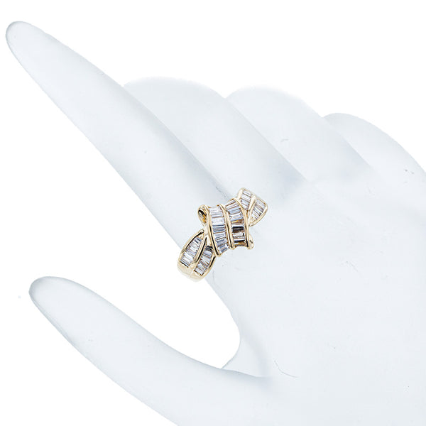 K18YG イエローゴールド ダイヤ1.08ct リング 指輪 レディース 11.5号 【中古】