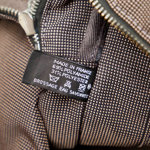 エルメス エールライン MM グレー キャンバス トートバッグ レディース HERMES 【中古】