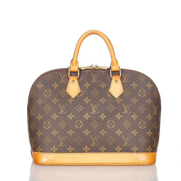 ルイ ヴィトン モノグラム アルマ　 M51130 ブラウン PVC レザー ハンドバッグ レディース LOUIS VUITTON 【中古】