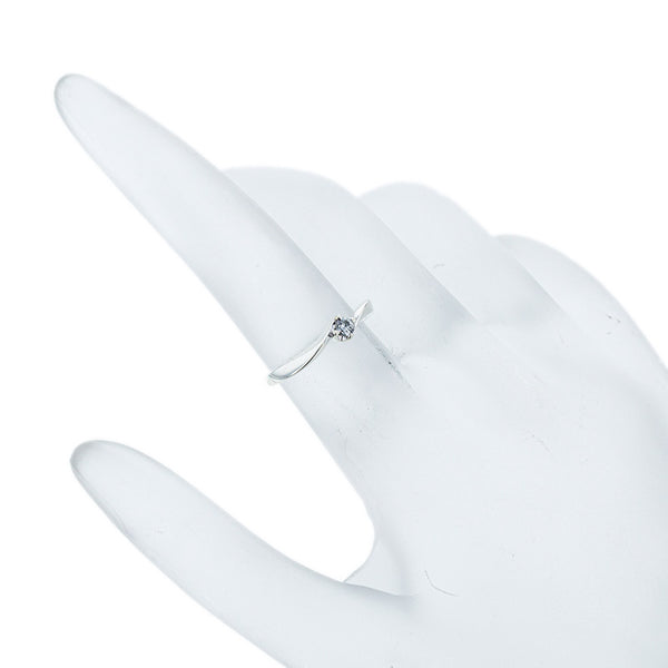 カナルヨンドシー SV925 シルバー ダイヤ リング 指輪 レディース canal4℃ 7号 【中古】