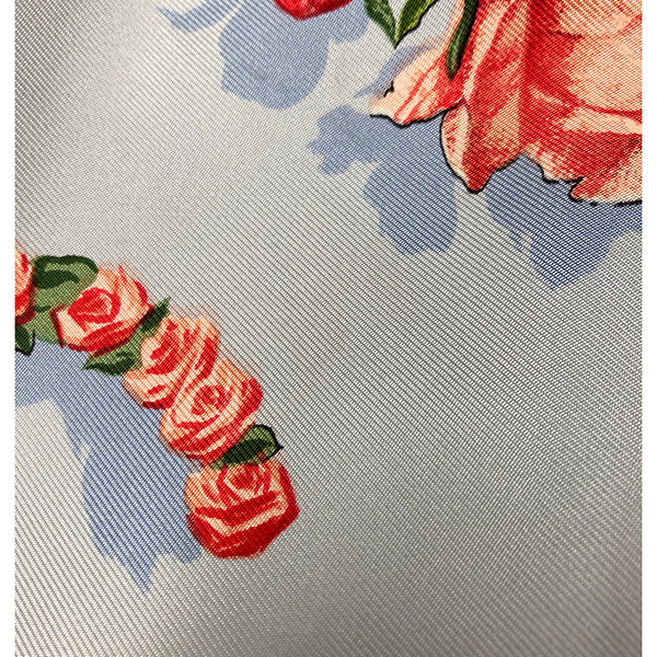 グッチ フラワー スカーフ マルチ シルク レディース GUCCI 【中古】