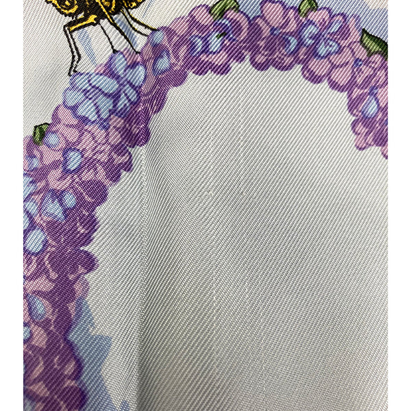 グッチ フラワー スカーフ マルチ シルク レディース GUCCI 【中古】