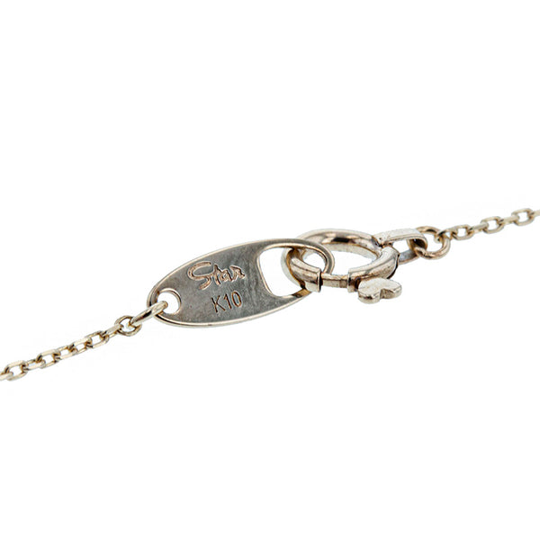 スタージュエリー K10YG イエローゴールド クオーツ ネックレス レディース STAR JEWELRY 【中古】