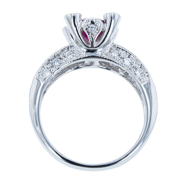 Pt900 プラチナ トルマリン1.85ct ダイヤ0.52ct リング 指輪 レディース 11号 【中古】