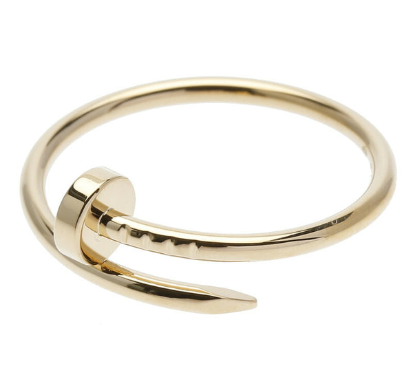 カルティエ K18YG イエローゴールド ジュスト アン クル SM リング 指輪 レディース CARTIER 21号 中古