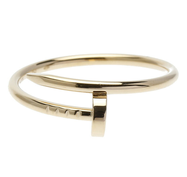 カルティエ K18YG イエローゴールド ジュスト アン クル SM リング 指輪 レディース CARTIER 21号 中古