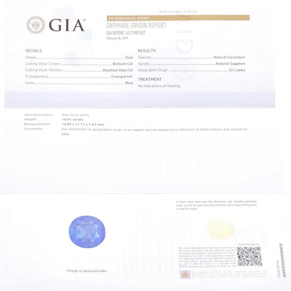 Pt900 プラチナ 非加熱 サファイア10.07ct ダイヤ1.05ct リング 指輪 レディース 13号 中古