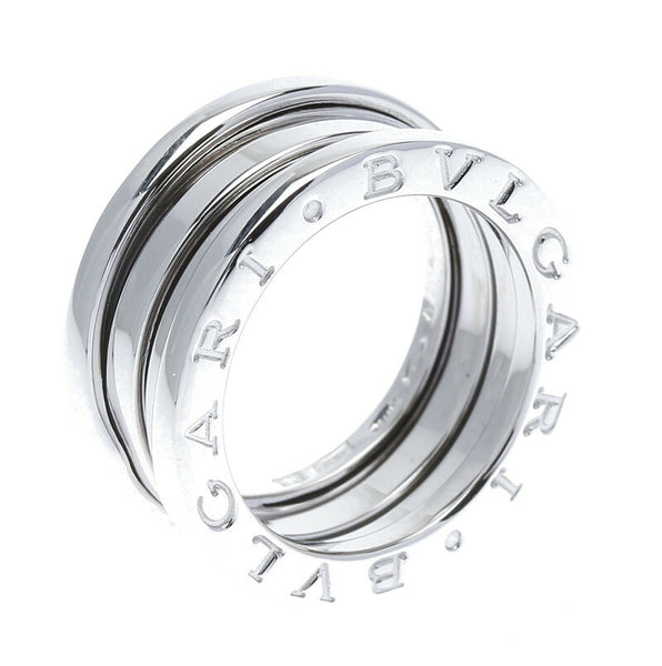 ブルガリ ビー・ゼロワン K18WG ホワイトゴールド リング 指輪 レディース BVLGARI 7号 中古