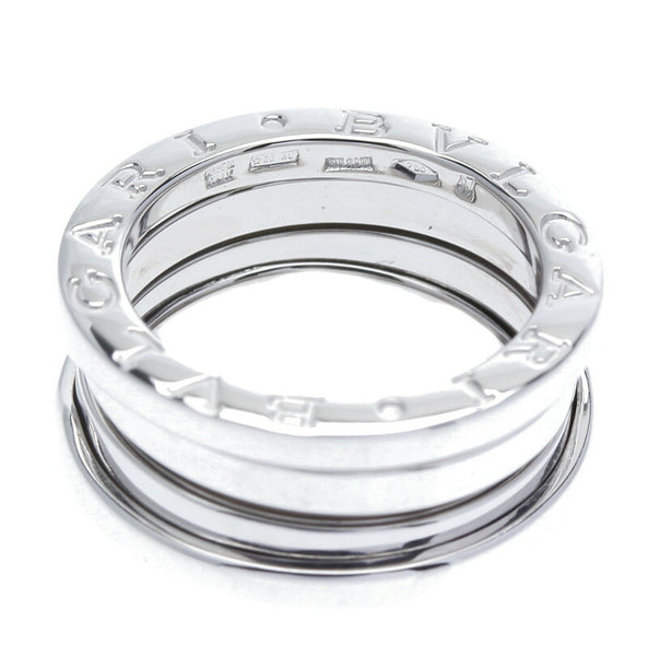 ブルガリ ビー・ゼロワン K18WG ホワイトゴールド リング 指輪 レディース BVLGARI 7号 中古