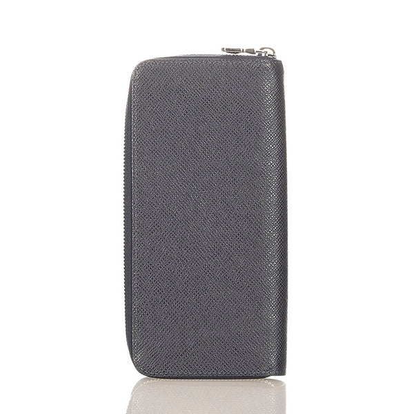 ルイ ヴィトン タイガ ジッピーウォレットヴェルティカル M30510 ネイビー レザー 長財布 メンズ LOUIS VUITTON 【中古】