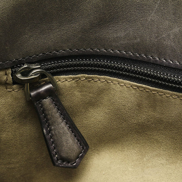 ベルルッティ トゥジュール ミニ カーキ レザー トートバッグ メンズ Berluti 【中古】
