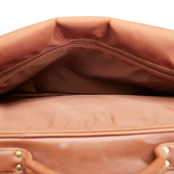 コーチ オーガナイザー ブリーフ ビジネスバッグ ブリーフケース ショルダーバッグ 0532 ブラウン レザー メンズ COACH 【中古】