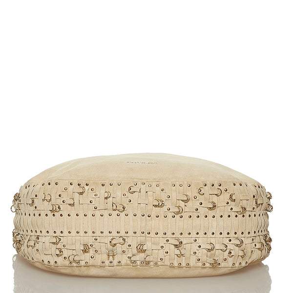 ジミーチュウ ショルダーバッグ アイボリー スウェード レディース JIMMY CHOO 【中古】