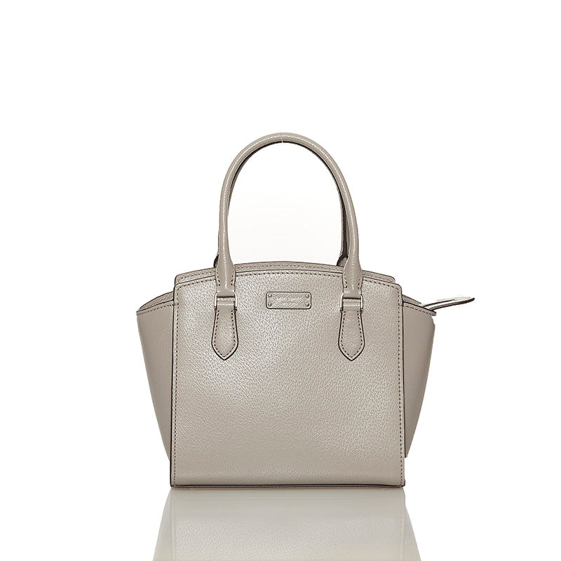 ケイトスペード グレー レザー ハンドバッグ ショルダーバッグ 2way レディース Kate Spade 【中古】