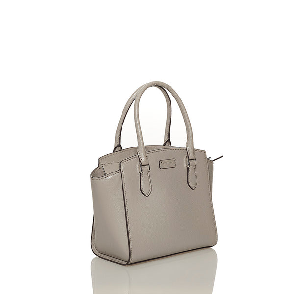 ケイトスペード グレー レザー ハンドバッグ ショルダーバッグ 2way レディース Kate Spade 【中古】