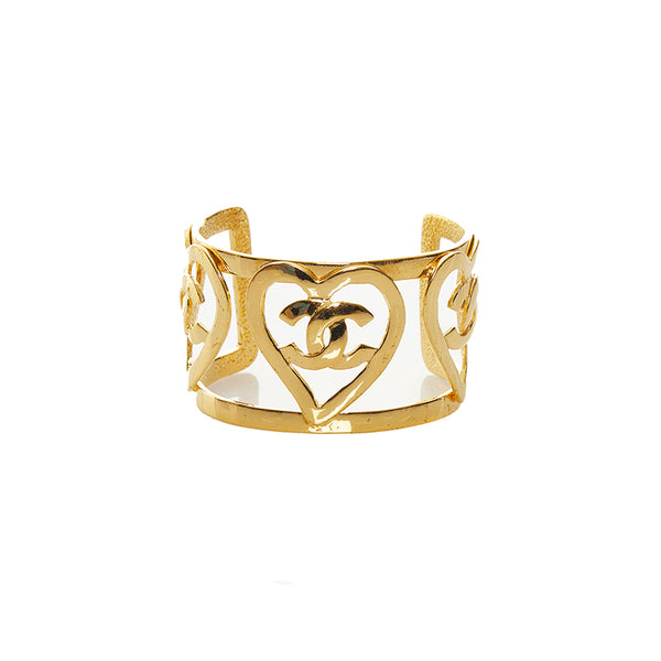 シャネル ゴールド メッキ ココマーク  バングル レディース CHANEL 【中古】