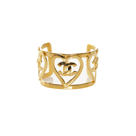 シャネル ゴールド メッキ ココマーク  バングル レディース CHANEL 【中古】