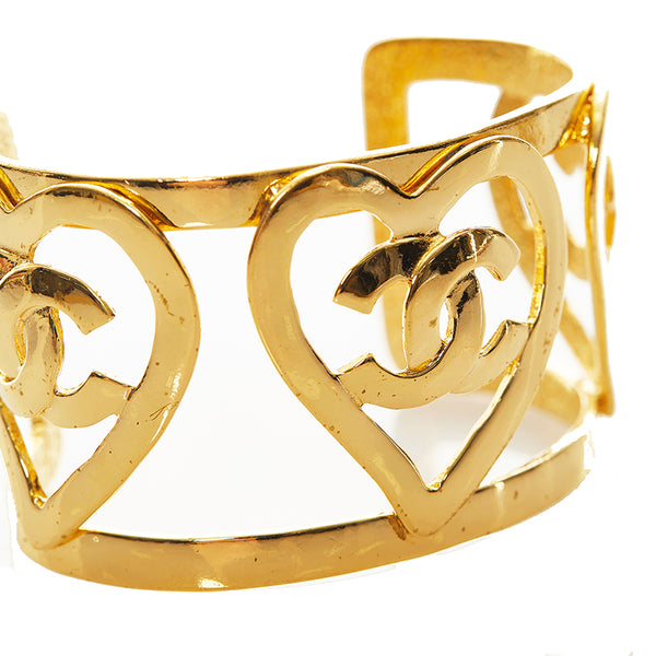 シャネル ゴールド メッキ ココマーク  バングル レディース CHANEL 【中古】