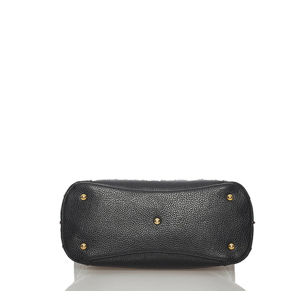 エム シー エム ハンドバッグ ショルダーバッグ 2WAY ブラック レザー レディース MCM 【中古】