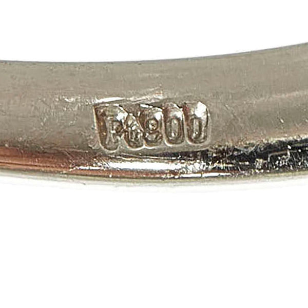 Pt900 プラチナ ダイヤ0.18ct リング 指輪 レディース 11号 【中古】