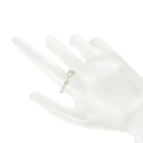Pt900 プラチナ ダイヤ0.18ct リング 指輪 レディース 11号 【中古】