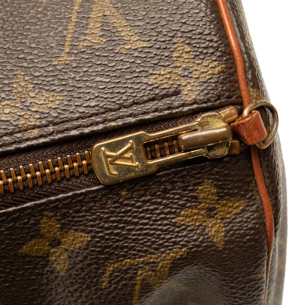ルイ ヴィトン モノグラム パピヨン30 旧型 ハンドバッグ M51365 ブラウン PVC レザー レディース LOUIS VUITTON 【中古】