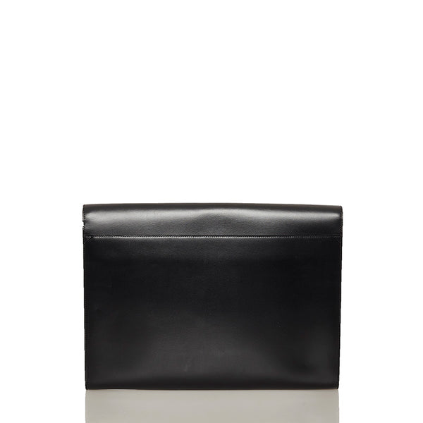 ダンヒル ブラック  レザー ブリーフケース メンズ Dunhill 【中古】