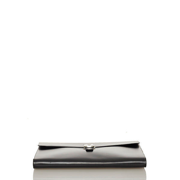 ダンヒル ブラック  レザー ブリーフケース メンズ Dunhill 【中古】