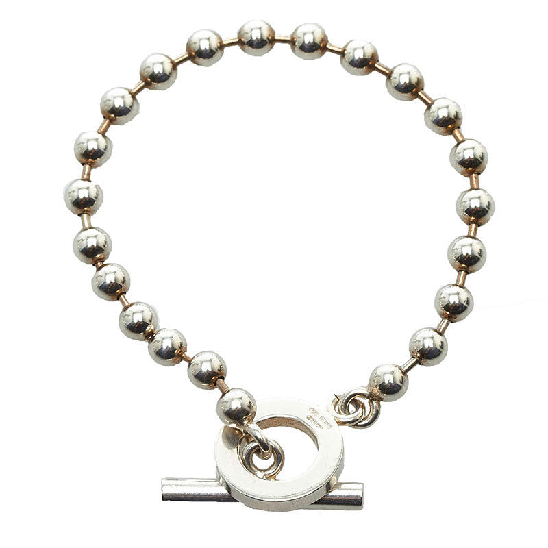 グッチ ボールチェーン ブレスレット シルバー メタル レディース GUCCI 【中古】