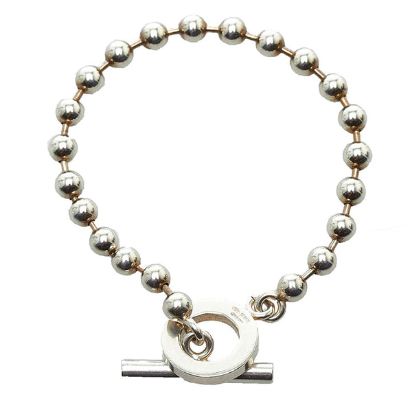 グッチ ボールチェーン ブレスレット シルバー メタル レディース GUCCI 【中古】