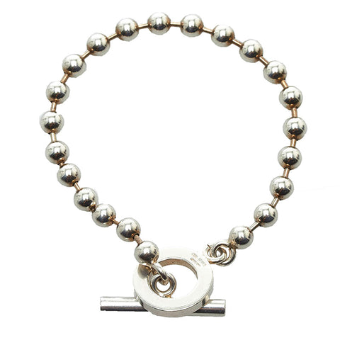 グッチ ボールチェーン ブレスレット シルバー メタル レディース GUCCI 【中古】