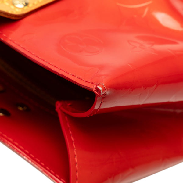 ルイ ヴィトン モノグラム モノグラム ヴェルニ リードPM ハンドバッグ M91088 ルージュ レッド PVC レディース LOUIS VUITTON 【中古】