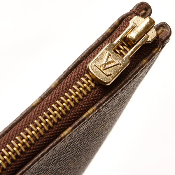 ルイ ヴィトン モノグラム ポッシュ・ドキュマン M53456 ブラウン PVC レザー ブリーフケース メンズ LOUIS VUITTON 中古