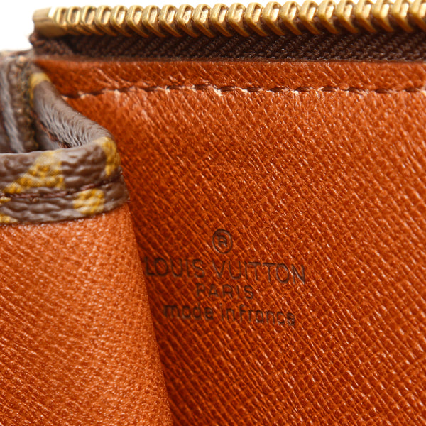 ルイ ヴィトン モノグラム ポッシュ・ドキュマン M53456 ブラウン PVC レザー ブリーフケース メンズ LOUIS VUITTON 中古