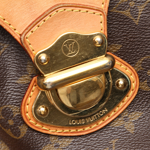 ルイ ヴィトン モノグラム ストレーザPM M51186 ブラウン PVC レザー ボストンバッグ レディース LOUIS VUITTON 中古